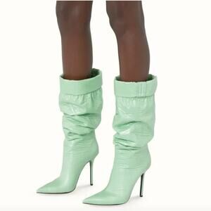 FENTY Puffer Cuffed Synthetic Boots